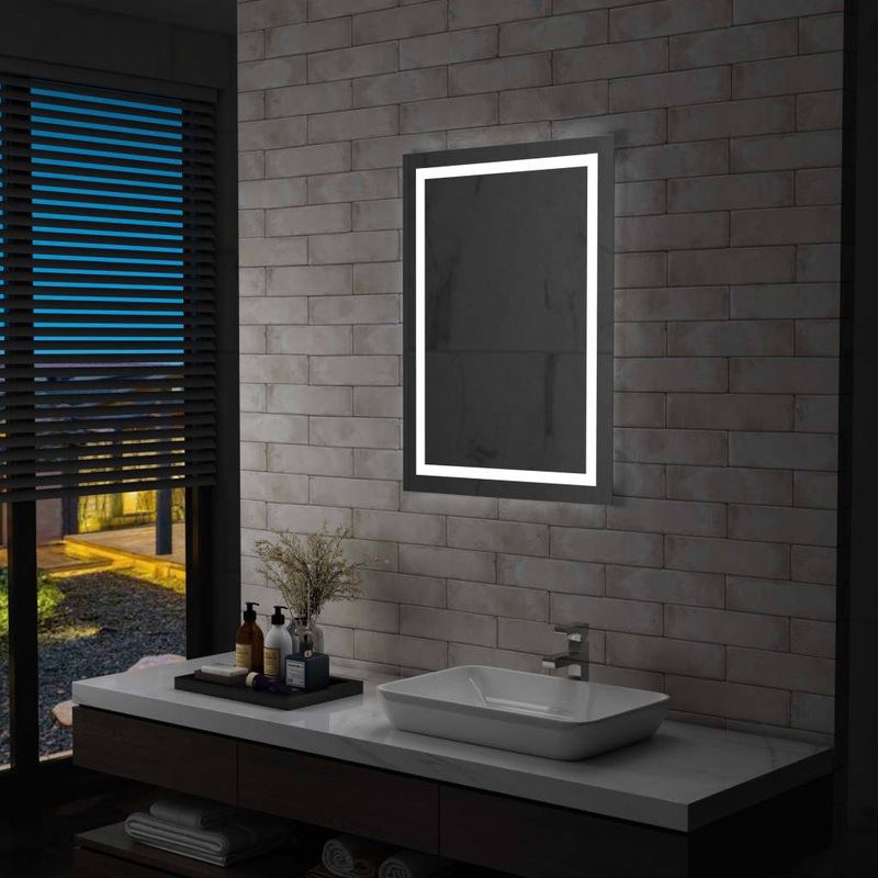 Miroir  LED pour salle de bains et capteur tactile 60x80 cm