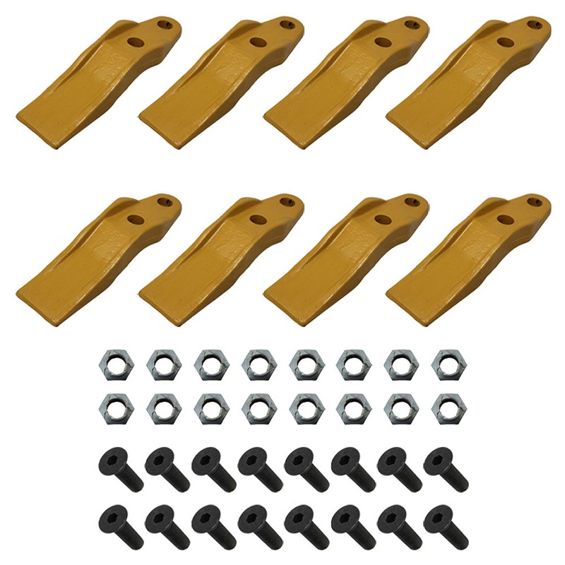 KT-BUT90-0029-SET - Set of 8: Bucket Uni-Teeth with Hardware