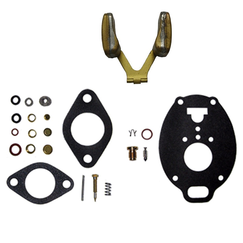 MARVEL SCHEBLER ECONOMY CARBURETOR KIT W/ FLOAT Fits Case 530 540 600 640 641