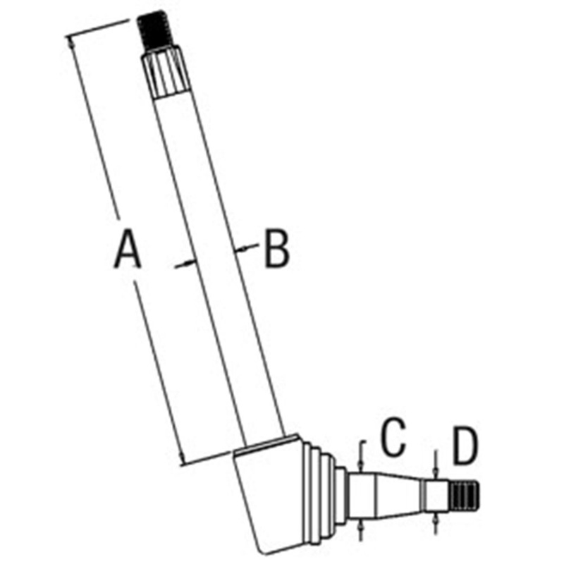 Spindle 3046437V91 Fits Massey Ferguson 2675 2705