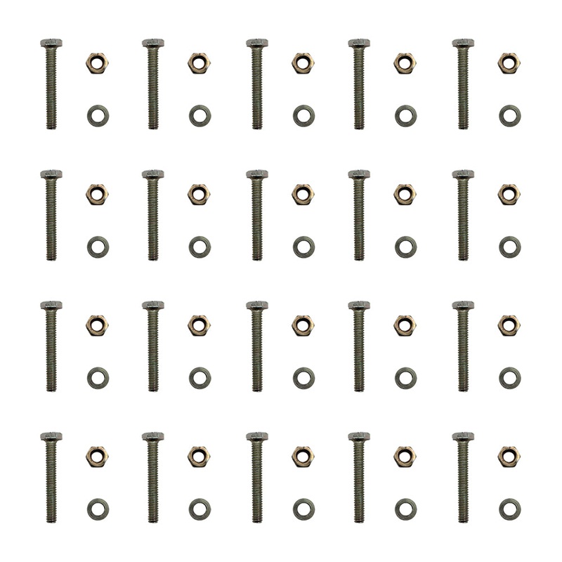 Qty 20: Shear Pin with Nut & Spacer Fits John Deere Replaces STW60-0017_x20