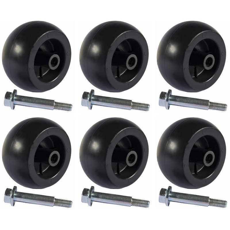 Qty 6: Deck Wheel w/ Bolt Fits Bad Boy Replaces 018-0010-00