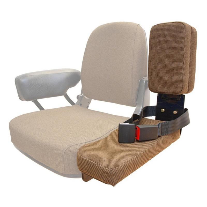 Side Kick Buddy Seat Brown Fabric Fits John Deere 2550 4430 4440 9600 2950 and