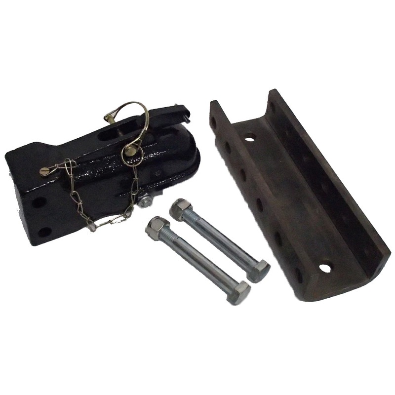 Adjustable Trailer Coupler 3-Position Channel Bracket Kit 2-5/16" 14000LBS