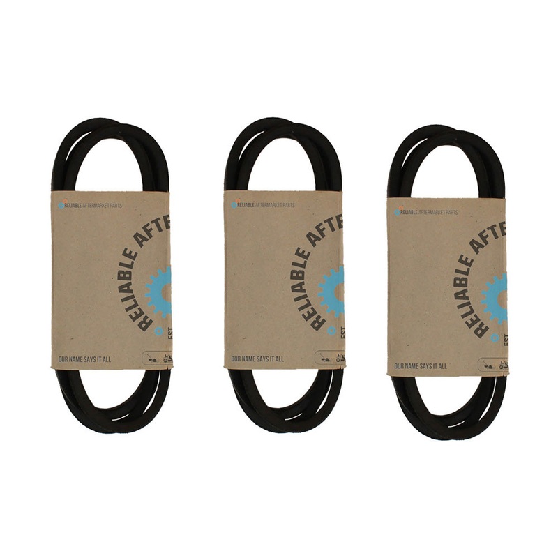 Qty 3: Fractional V-Belt Fits MTD Replaces 7540645