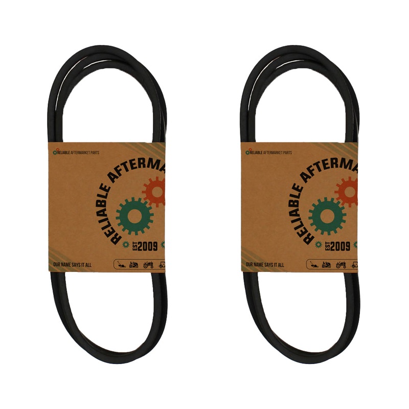 (2) 95" Mower V Belt Industrial 4L950 A93 (1/2" x 95")