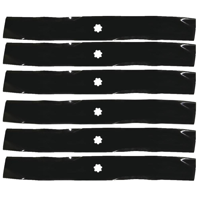 Qty 6: Mulching Blade Fits John Deere Replaces AM112991