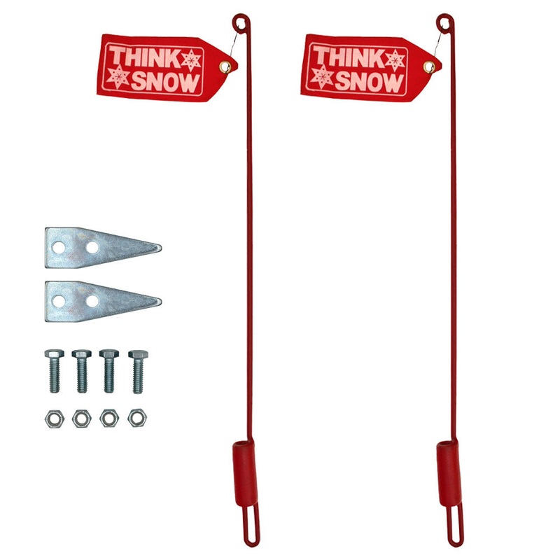 Buyers Products Set of 26" Blade Guide Kit with Flags for Western Pro-Plow 2