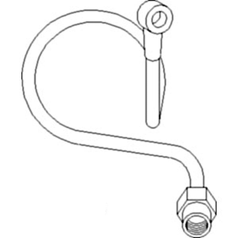 Injection Line C0NN9A555E Fits Ford 631 641 651 700 SERIES 800 SERIES 900 Series