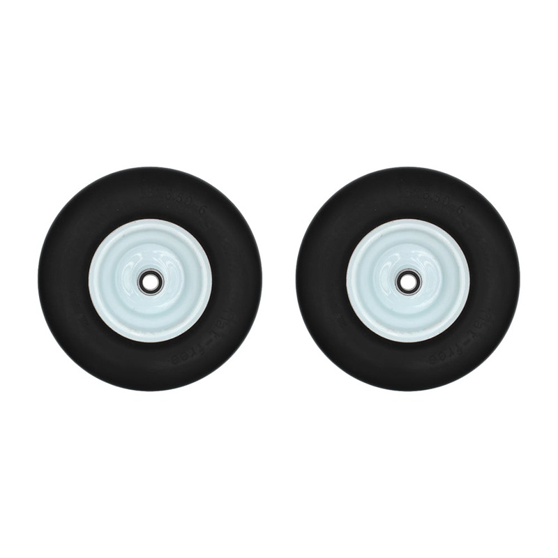 2 Pack of Flat Free Wheels Fits Universal Products Replaces 30263