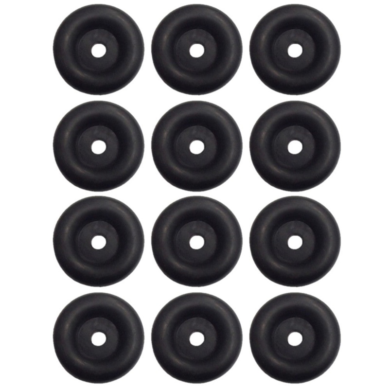 Qty 12: Rubber Door Bumper Fits Universal Products Replaces B1-RUBBERCAP