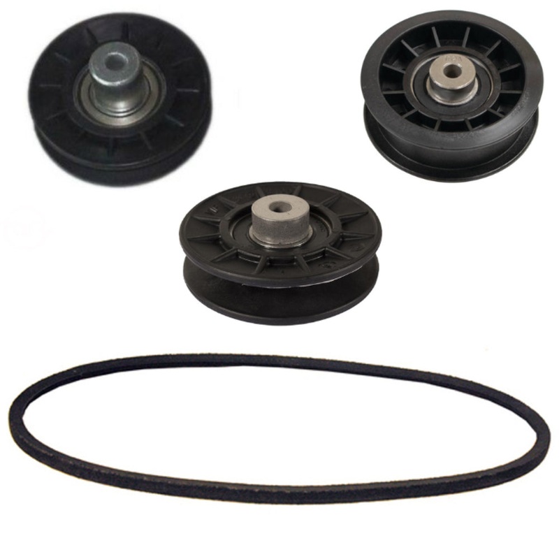 New Idler Pulley Kit W/Hydro Transmission Drive Belt Fits John Deere LT180 LT190