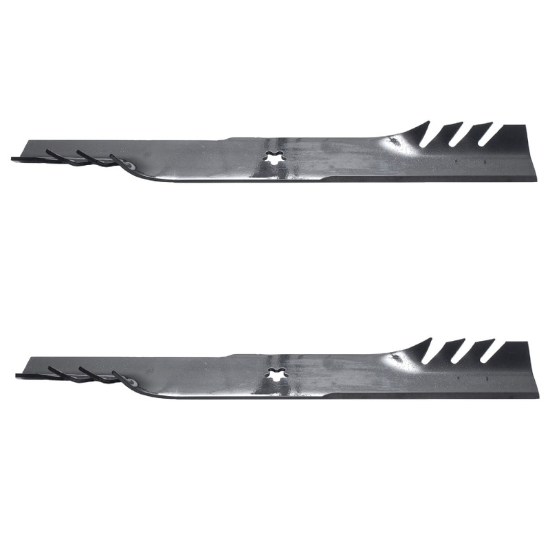 113312X Qty (2) Toothed Mulching Blade Fits Husqvarna