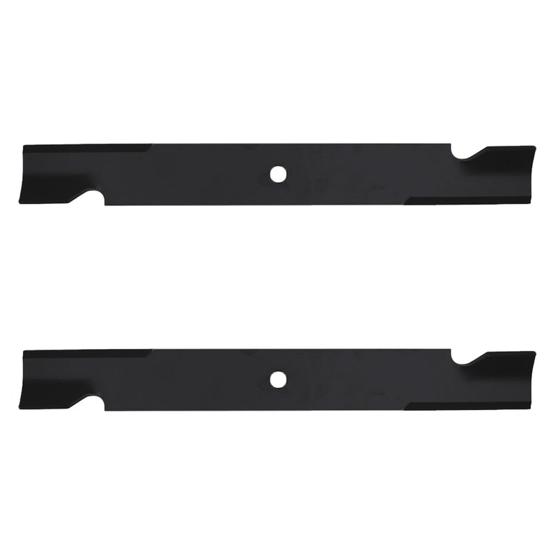 Qty 2: Notched High-Lift Mower Blade Fits Dixie Chopper Replaces 30227-60