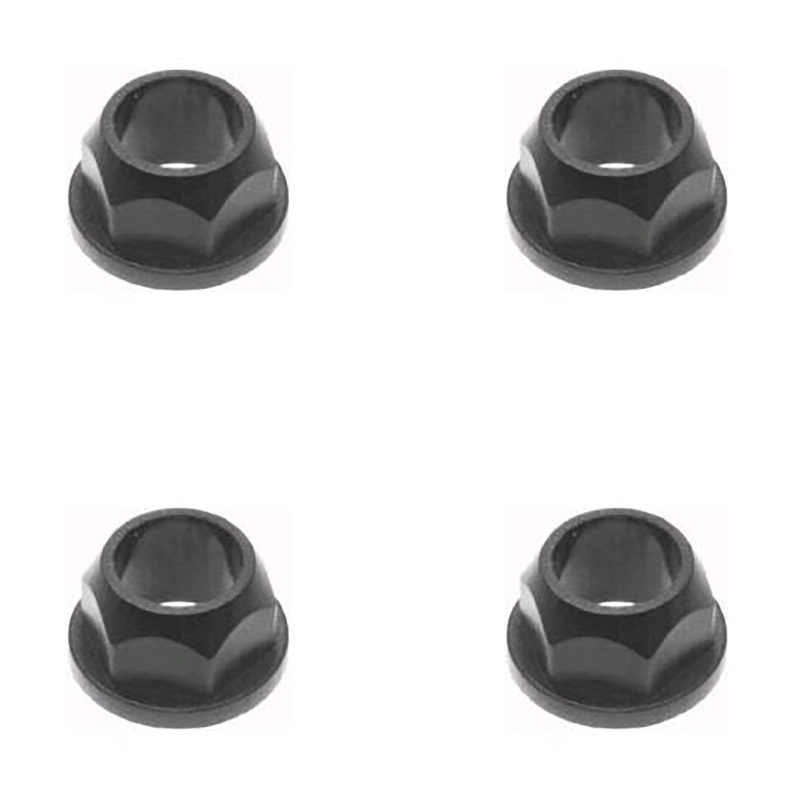 Qty 4: (Plastic) Hex Kingpin Flanged Bushing Fits Cub Cadet Replaces 741-0225