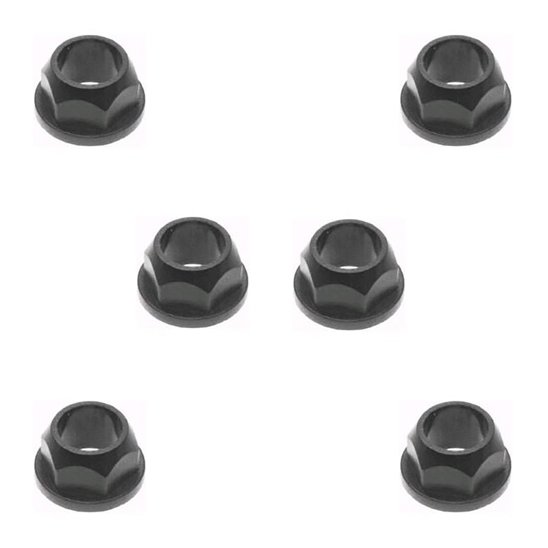 Qty 6: (Plastic) Hex Kingpin Flanged Bushing Fits Toro Replaces 112-0347
