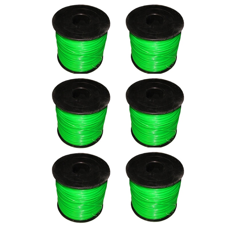 Qty 6: Green Commercial Trimmer Line Fits Universal Products Replaces 095GRSP