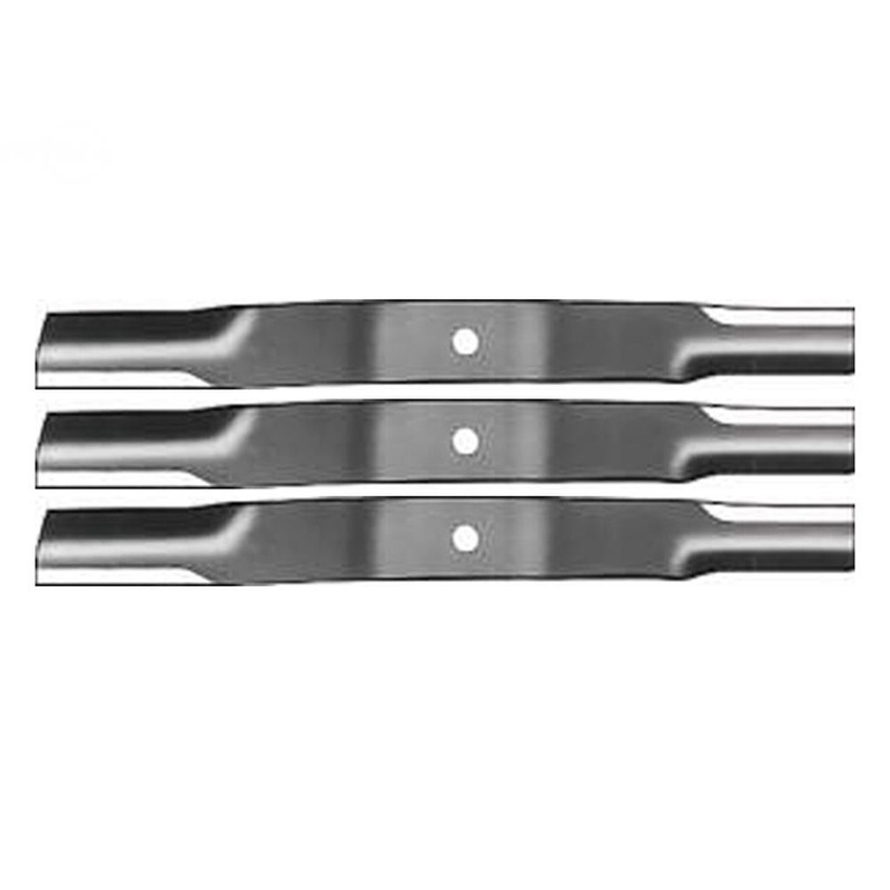 60" Rotary #6432 Left Hand Lawn Mower Blade Set (3): Fits Woods #31359