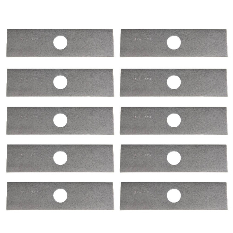 Qty 10: Edger Blade Fits Green Machine Replaces 237001-NotHeatTreated