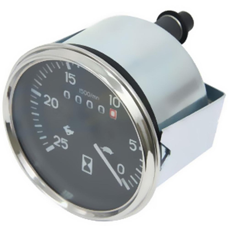 0 - 2500 RPM Universal Tractor Tachometer fits, Anti Clockwise Rotation