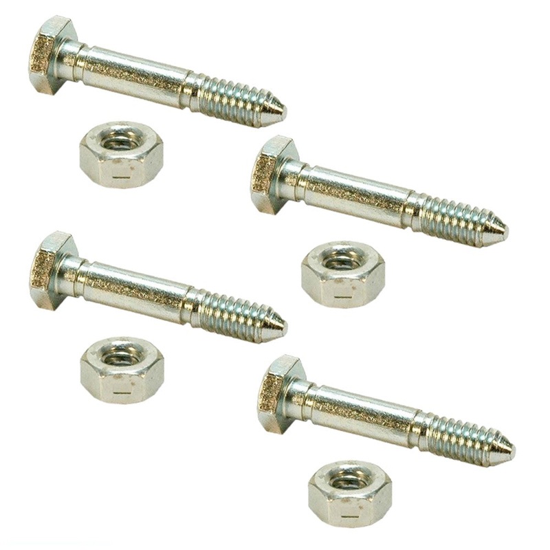 Qty 4: Shear Pin with Nut, 1-9/16" x 1/4" Fits John Deere Replaces A122156