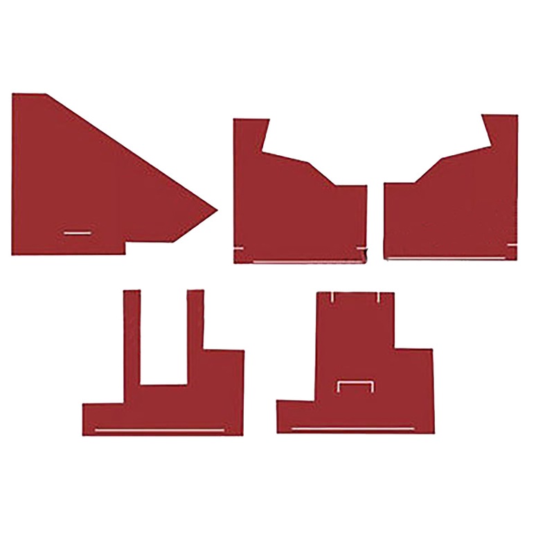 Cab Foam Kit with Headliner Red Material fits White 2-85 2-105 2-150