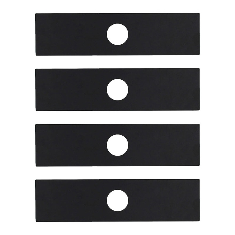 Qty 4: 8" x 2" x 0.125" x 1" Edger Blade Fits Echo Replaces 69601552632