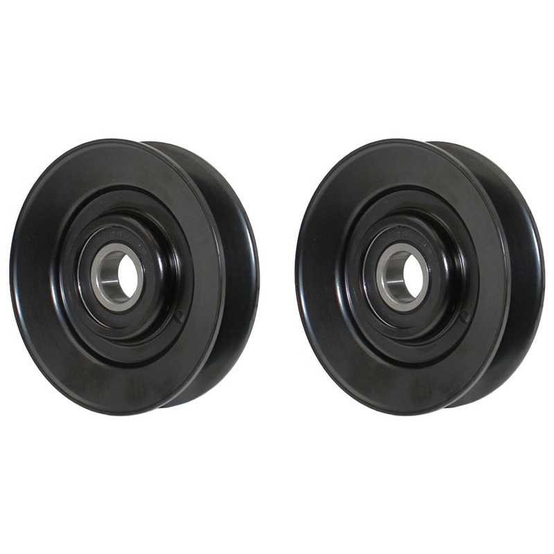 2 V-Idler Pulley Fits John Deere AM118447 SABO Deck LT/LTR 155 166 180 GT GX LX