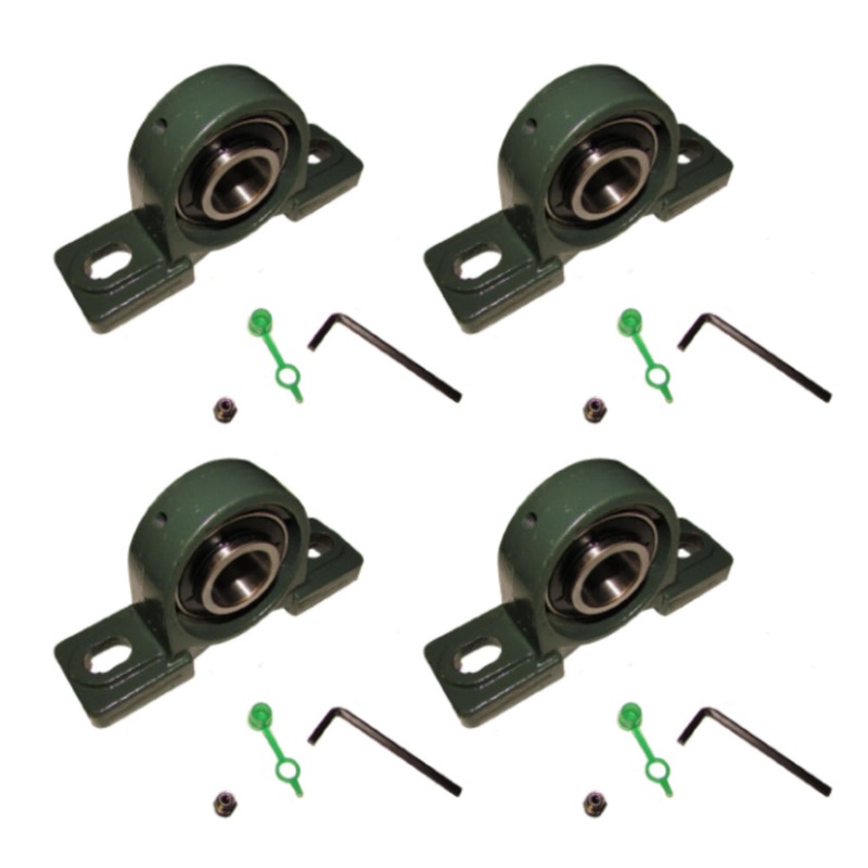 Qty 4: 1" Pillow Block Bearing Fits Universal Products Replaces UPC205-16