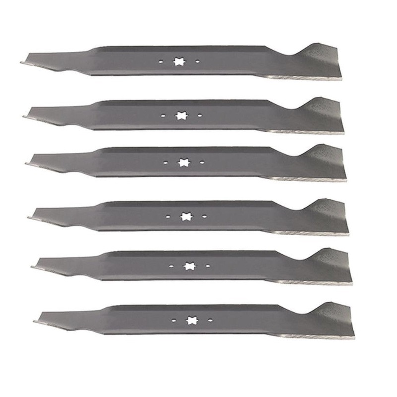 Qty 6: Hi Lift Standard Mower Blade Fits MTD Replaces 742-04126
