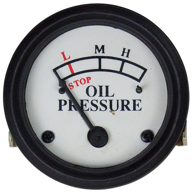 Replacement Oil Pressure Gauge will fit Fits John Deere Models A AR AO H G B M D