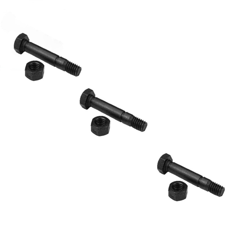 Qty 3: 2" x 5/16" Shear Pin with Nut Fits Ariens Replaces 510015