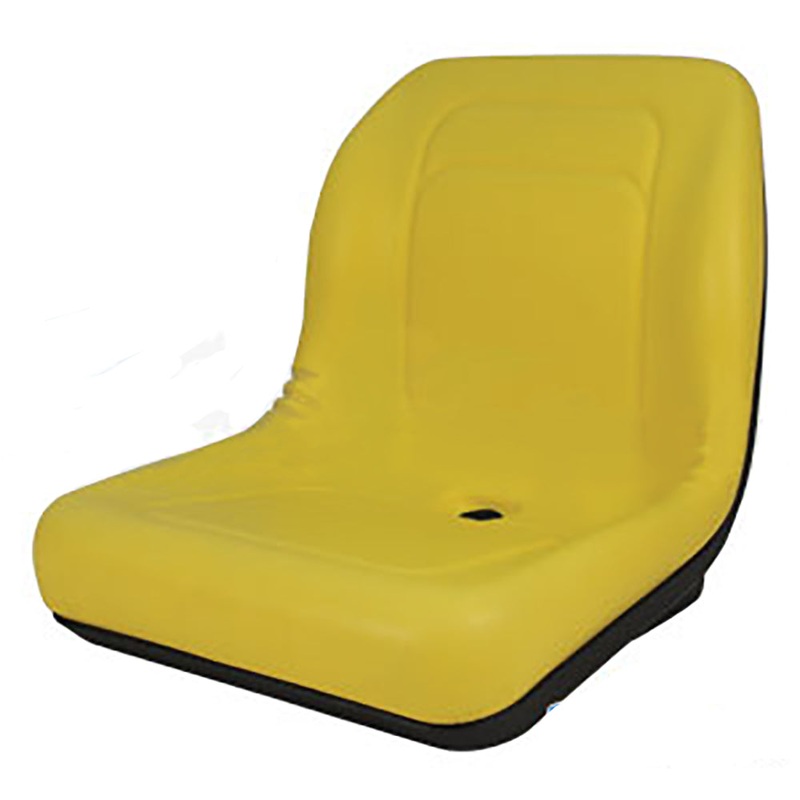 New Yellow HIGH BACK SEAT Fits John Deere Front Mount Lawn Mower F710 F725