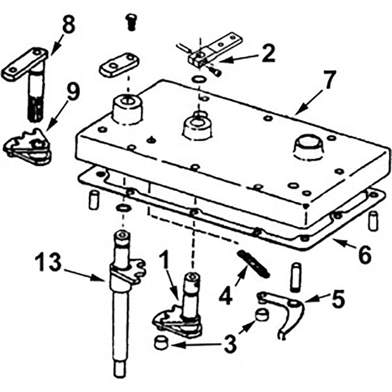 Shaft with Duckfoot Fits International 966 986 1466 886 766 1066 1586 1086 1486