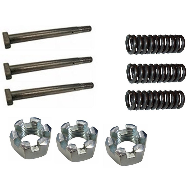 14H862 Clutch T-Bolt, Nut & Spring Kit Fits John Deere