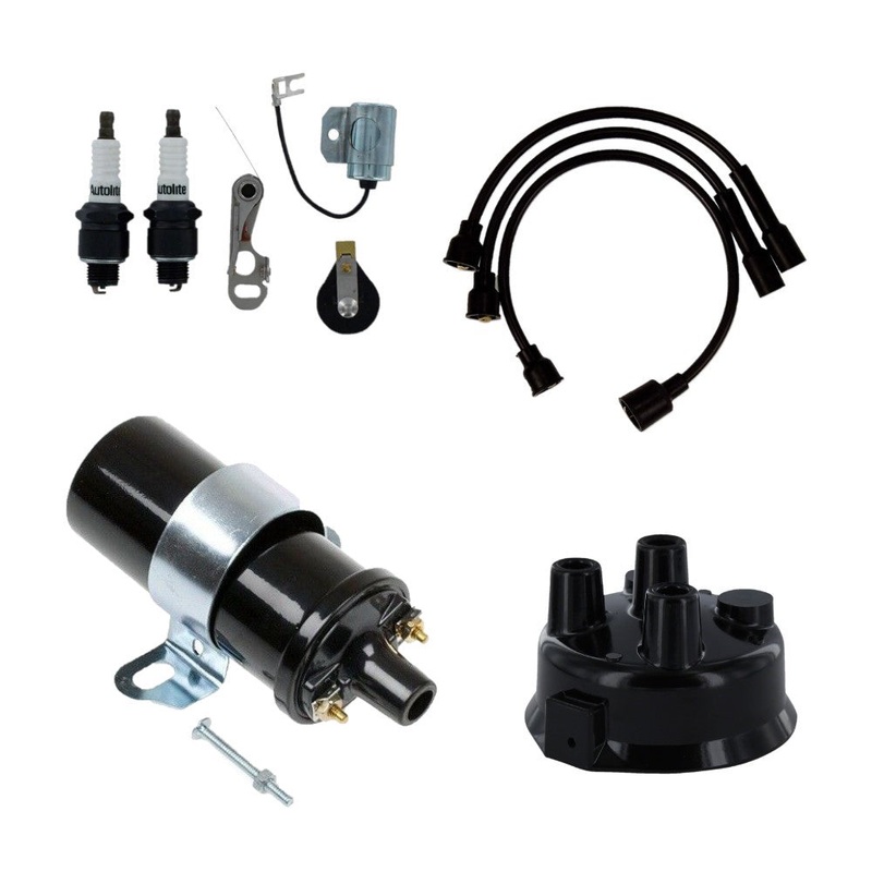 Ignition Tune Up Kit w/ 6V Coil & Bracket Fits John Deere Replaces 1909008