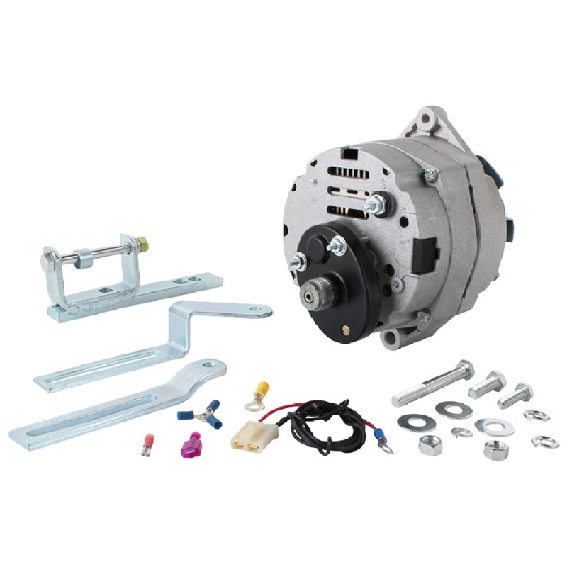 Alternator Conversion Kit w/ Pulley Fits Ford/New Holland Replaces 6X10300ALTHGV