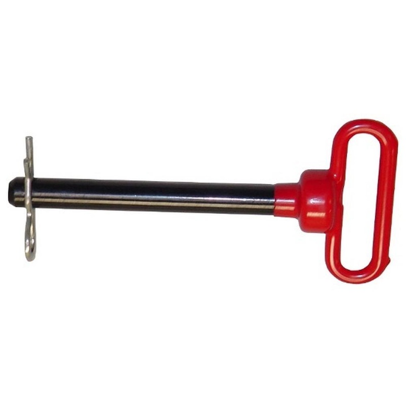 Red Handle Hitch Pin (3/4" x 6-1/2") Fits John Deere Replaces PM01504
