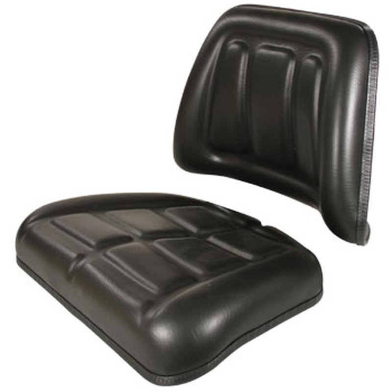 Black Seat Cushion Set Fits Massey Ferguson Replaces 1907116M1