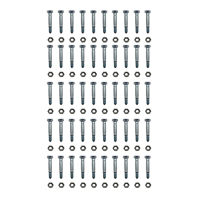 Qty 50: Shear Pin with Nut, 2-1/8" x 5/16" Fits John Deere Replaces AM122156