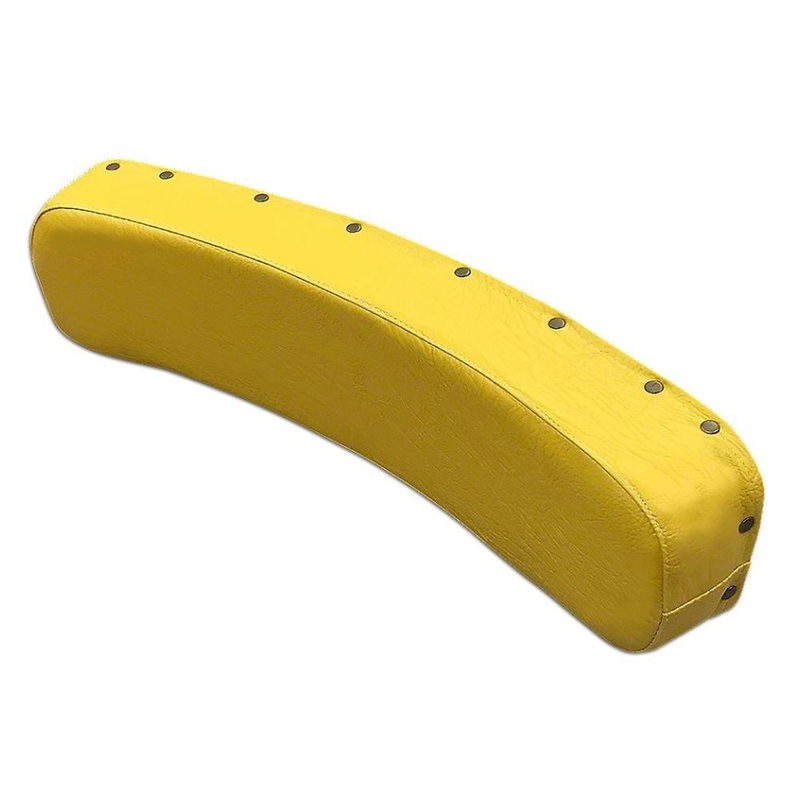 Steel Base Yellow Back Rest Seat Cushion Fits John Deere Replaces AF3271R-STEEL
