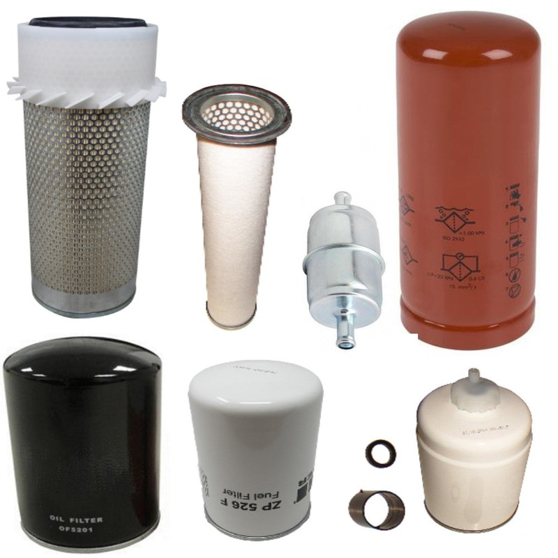 7 Piece Maintenance Filter Kit Fits Massey Ferguson Replaces 258482M91