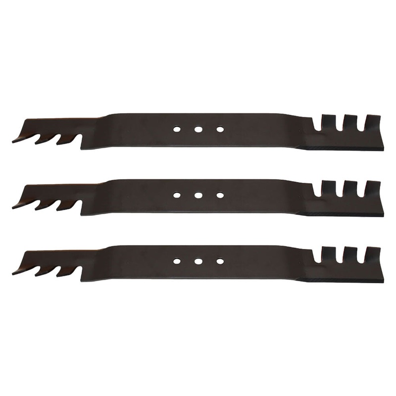 Qty 3: Toothed Mulching Blade Fits Toro Replaces 108-9764-03