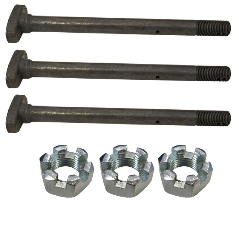 Qty 3: T-Bolt & Adjusting Nut Fits John Deere Replaces 14H994
