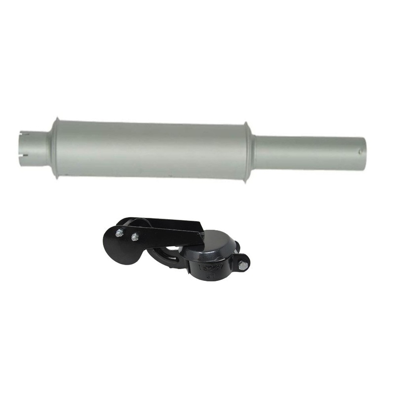 Muffler w/Rain Cap Fits International Replaces 360720R91