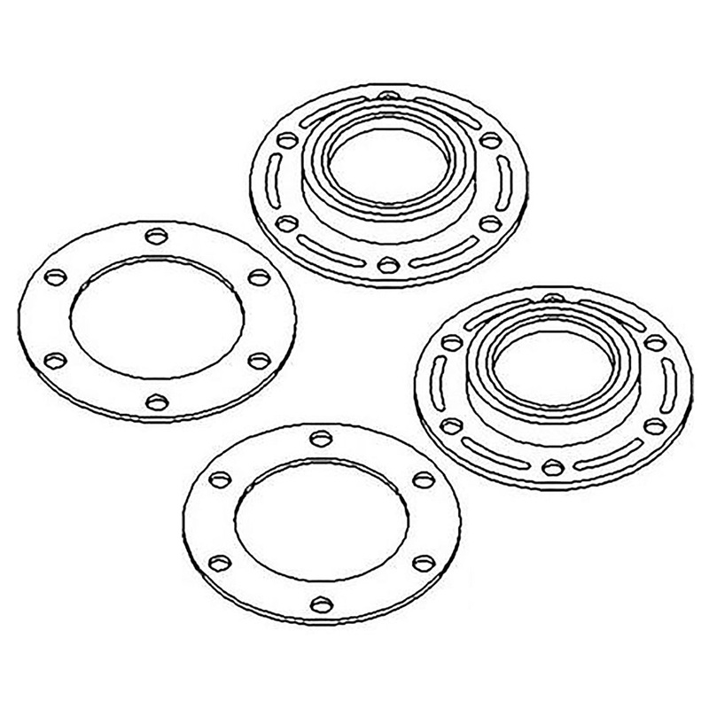 Qty 2: Rear Axle Retainer Seal & Gasket Fits Ford/New Holland Replaces 82800426