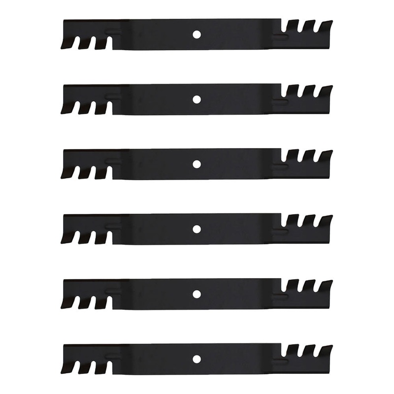 Qty 6: Toothed Mulching Blade Fits Toro Replaces 106-2247-03