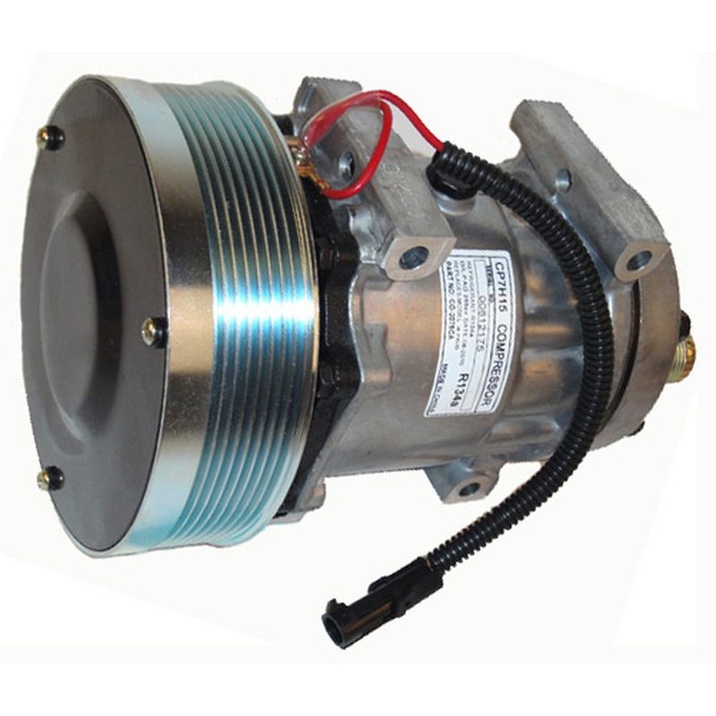 Compressor with Clutch Fits Ford/New Holland Replaces 317008A2
