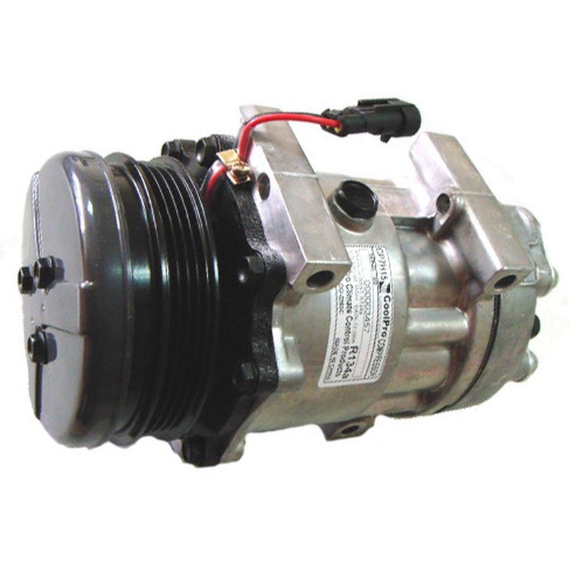 Compressor with Clutch Fits Ford/New Holland Replaces 87709785