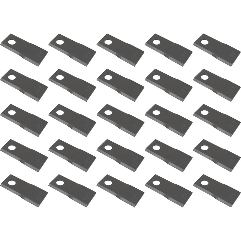 Qty 25: RH Disc Mower Blade Fits Krone Replaces 139.889.0